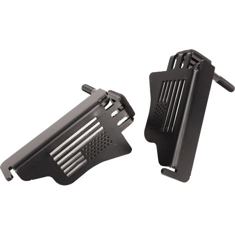 paire de repose-pieds de porte avant gauche et droite, charnières, pédales de rechange en métal pour Wrangler JK 2 portes et JKU 4 portes (2007-2018) (1/5)