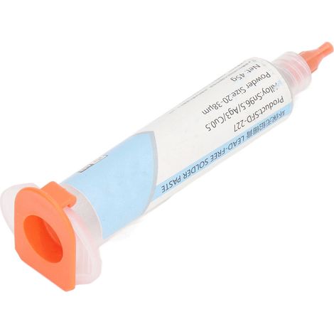 Pâte à souder haute température en tube seringue anti-séchage 217°C flux de brasage 45g pour réparation téléphone portable (1/5)
