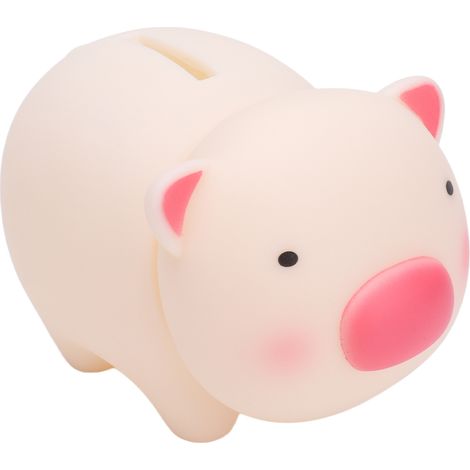 Tirelire cochon sécurisée en matériau non toxique, robuste et durable, au joli design, pour garçons et filles. (1/5)