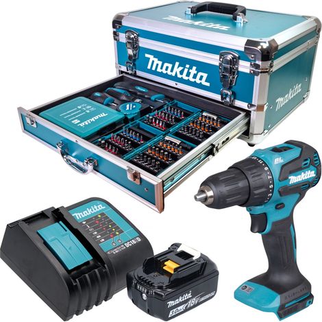 Taladro percutor con batería Makita DHP 490 Z 18 V 65 Nm sin escobillas Solo - sin batería, sin cargador (1/5)
