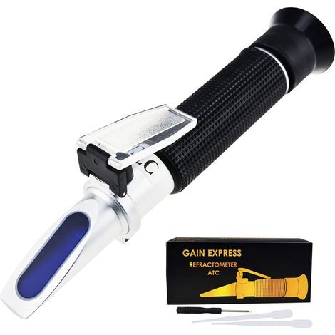 Refractometer 0-10% Brix, 0.1% Accuracy, ATC, Aluminium, For Maple Sap and Industrial Liquids (1/5)