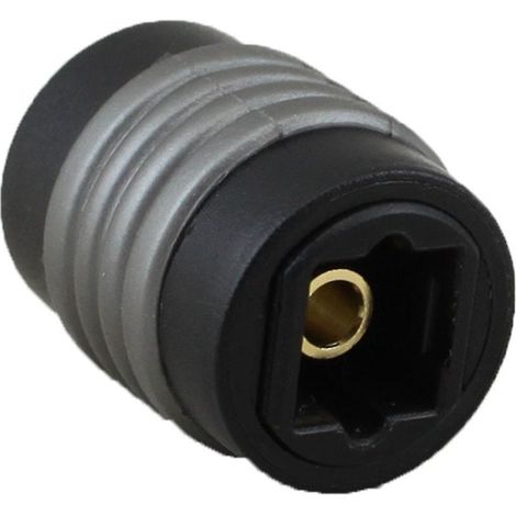 Adaptateur pour haut-parleur, lecteur DVD, audio numérique, câble optique, CD portable, rallonge fibre optique femelle, coupleur d'extension (1 pièce) (1/5)