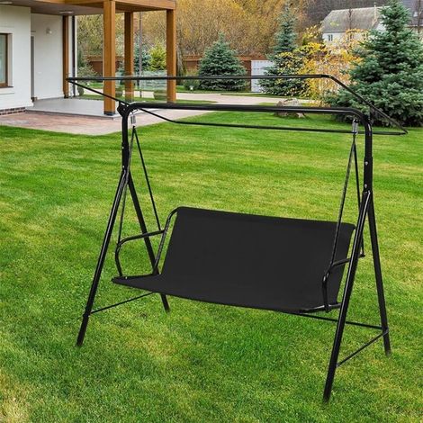 Housse de Protection pour balancelle de Jardin, 127 x 50 x 50 cm, Housse de Remplacement pour balancelle de terrasse, Tissu Oxford 600D, Protection pour balancelle de Jardin et de Balcon (1/4)