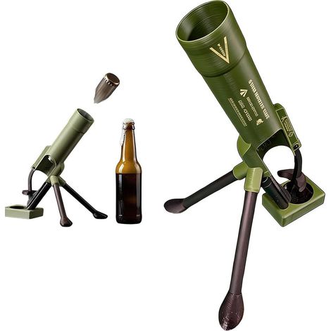 Abrelatas Para Botellas De Cerveza - Abrelatas De Mortero De 51 Mm - Para Bares Oficinas Y Estanterías - 1 Unidad (1/5)
