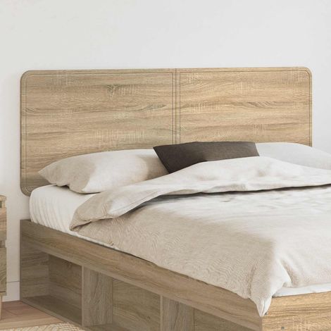 vidaXL Cabecero Roble Sonoma Madera de ingeniería (1/5)