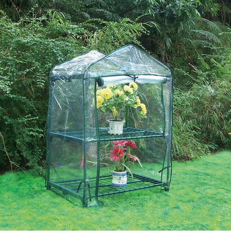 INVERNADERO 2 BANDEJAS PVC (68X49X90CM)