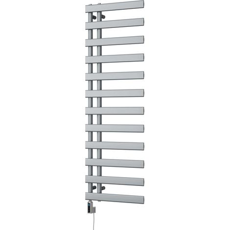 Agar - Silver Electric Towel Rail H1564mm x W500mm 600w Thermostatic WIFI (1/3)