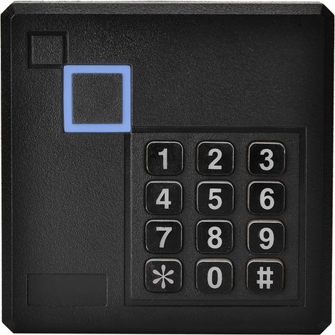 Lecteur de cartes de contrôle d'accès RFID étanche 125 kHz/13,56 MHz Wiegand 26/34 (lecteur de puces) (1/5)