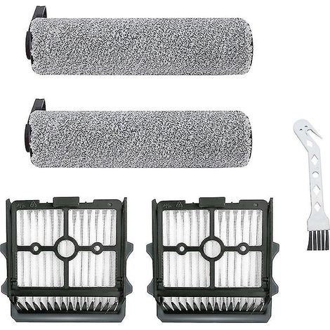 Brosse rotative principale avec filtres HEPA pour nettoyeur haute pression sans fil Tineco Floor One (usage humide et sec) (1/4)