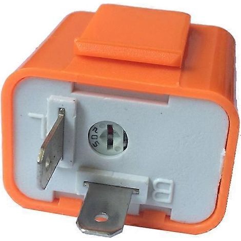 Relais clignotant LED 12 V à 2 broches, vitesse réglable, avec résistance de réparation et contrôle hyper (1/4)