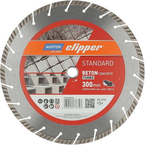 Disco Diamantato Standard Beton Turbo Ø300 (1/2)