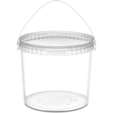 Garronda Eimer mit Deckel 5 L 1 Stück GD-0114 Transparent (1/5)