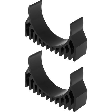 2PCS Dissipateurs Thermiques pour Moteur Extrudeuse Compatible avec Crealty K1 K1 Max K1C Extrémité Chaude de Extrudeuse Adaptée Au Moteur Pancake 36 Mm Noir (1/5)