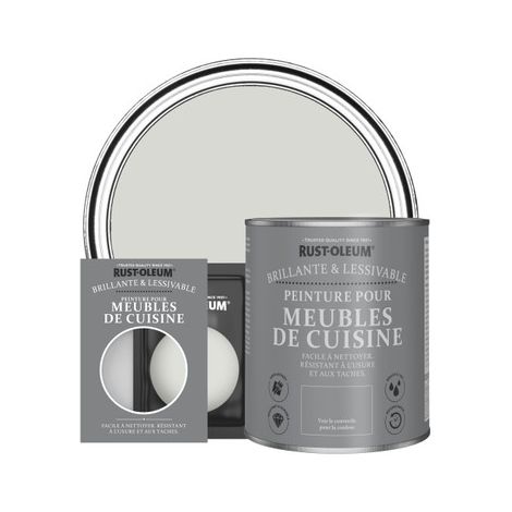 Peinture pour Meubles de Cuisine, Finition Brillante - Gris d'Hiver (1/3)