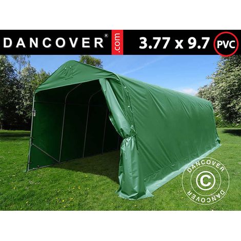 Zeltgarage PRO 3,77x9,7x3,18m PVC, Grün - Dancover