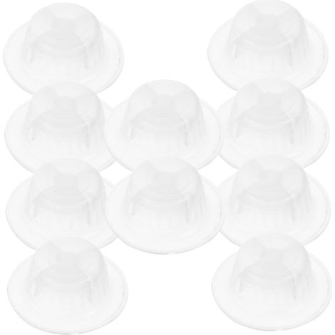 10 Pièces Couvercles pour Écrous de Ventilateur Fixation pour Lames de Ventilateur Électrique Accessoires de Remplacement pour de Sol Transparent (1/5)