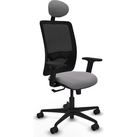 Silla de oficina piqueras y crespo Zulema negro espuma ergonómica (1/2)