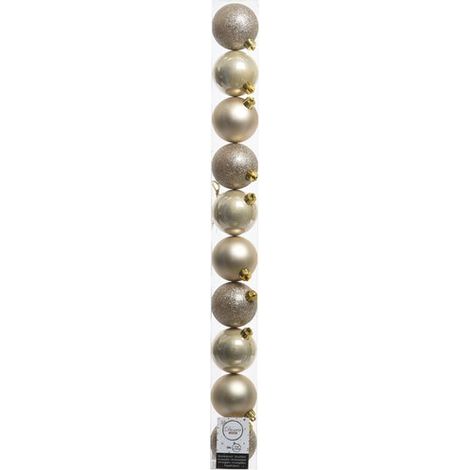Decoris box 10 sfere perla 6cm 020176 (1/2)