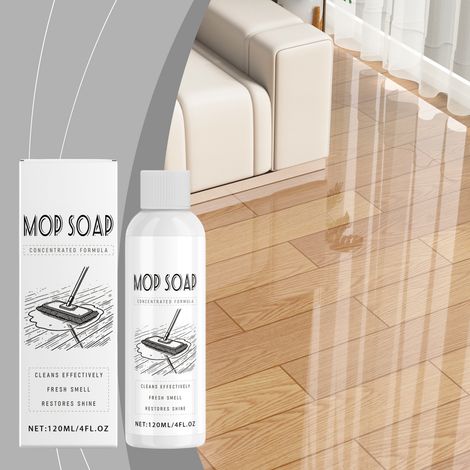 Bodenreiniger – Erfrischender Mopp für Hartholzböden und Fliesen, Polier- und Pflegemittel für die tägliche Reinigung – 120 ml -- DE (1/5)
