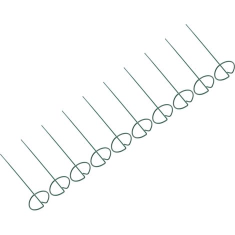 10 Stück Metall-Rankgitter für Topfpflanzen, 25 cm lang, grünes kleines Garten-Rankgitter für Gärten, Rasenflächen, Terrassen und Patios (1/5)