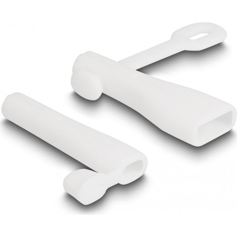 Delock Funda antipolvo para USB Tipo-A macho y Apple Lightningâ¢ macho set 2 piezas blanco