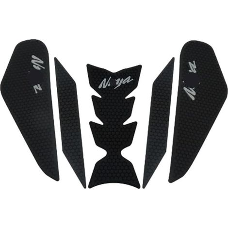 Kraftstofftank-Pad-Aufkleber für Ka&wasa&ki Ninja400 Ninja400 Motorrad-Tankpad-Aufkleber, 3D-Emblem-Aufkleber, Kraftstoff, Gas, Knie, Traktionsgriff, Seitenpolster