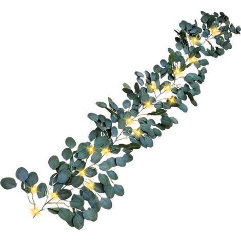 Guirlande de vigne d'lumineuse féerique 96 LED, artificielle, Décoration Guirlande lumineuse en vigne Pour Noël, Chambre, Mariage, Cheminée, Table, Jardin, Terrasse, Plafond (1/5)