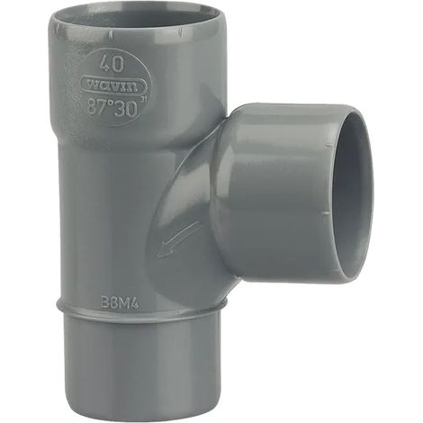 Accesorio PVC Wavin 3026011 ángulo 90° macho hembra