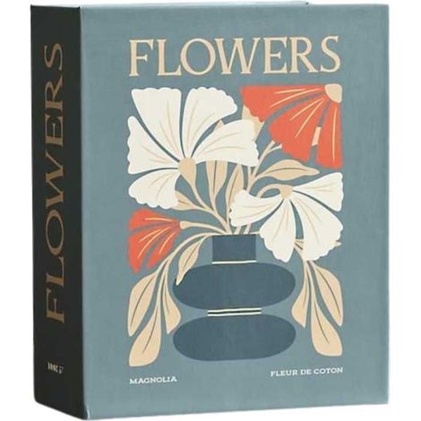 Coffret avec 1 bougie parfumée magnolia et 1 diffuseur fleur de coton (1/5)