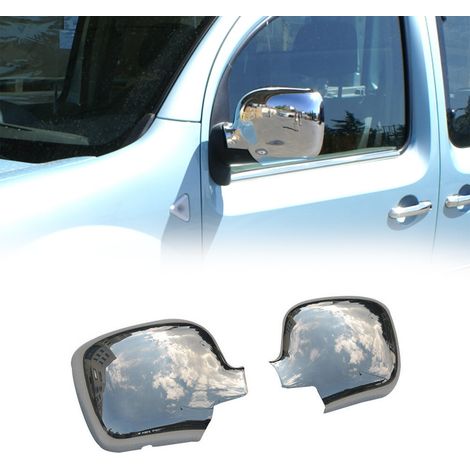 Coques de Rétroviseurs pour Renault Kangoo 2008-2020 en ABS Argent (1/5)