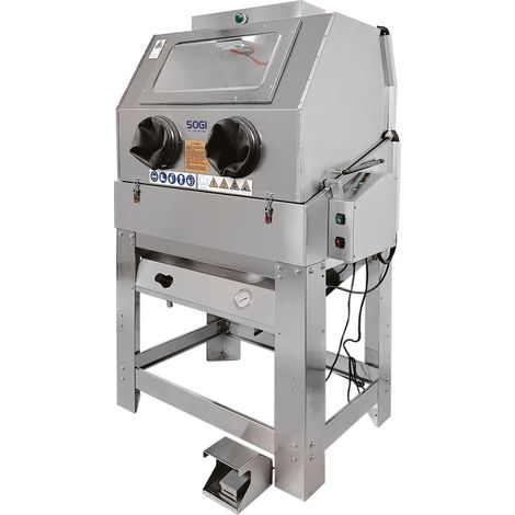 Idrosabbiatrice professionale SOGI IS-90 - in acciaio inossidabile AISI 304 - 860x540x750 mm - 230 V - con accessori (1/5)