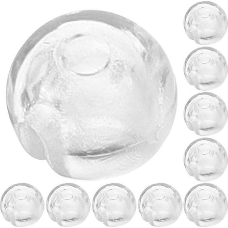 Butée de chaînette à billes transparente pour stores enrouleurs, 12 pièces, accessoires transparents pour stores verticaux (1/5)