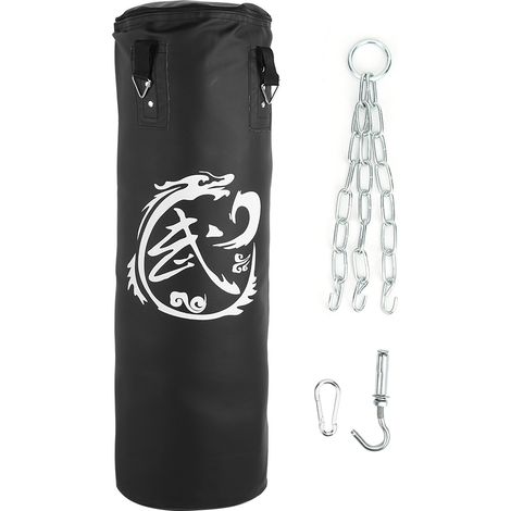 Sac de Sable Suspendu - PU - 80 cm ou 100 cm - Pour Enfants et Adolescents - Boxe Fitness Taekwondo - 1 Pièce