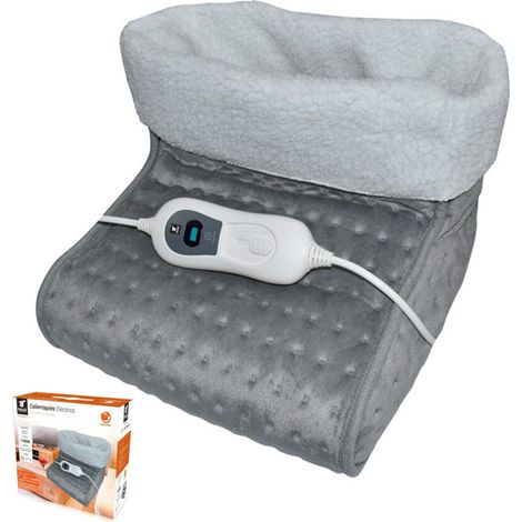 Chauffe-pieds électrique 100 W 3 niveaux de température Arrêt automatique après 90 min 30 x 30 x 24 cm Lavable (1/4)