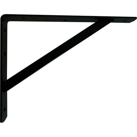 Équerre de fixation renforcée noire 600x400mm – Acier renforcé pour charges lourdes – Installation rapide et facile – Support mural durable – Micel