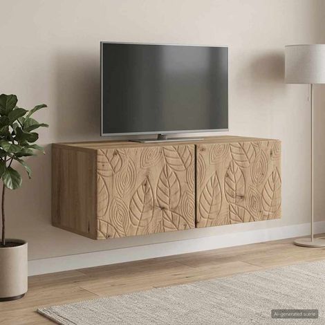 Wandmontierter TV-Schrank 98 x 41 x 30 cm Artisan-Eiche (1/5)