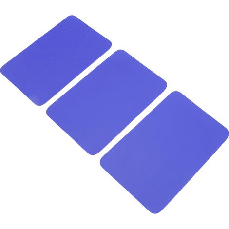 3 Pièces Patchs de Réparation pour Bateau Gonflable, Canoë et Kayak - PVC Imperméable Bleu Foncé