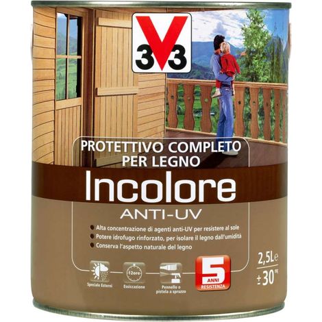 Protettivo Completo Legno Anti-Uv Incolore 2,5 l