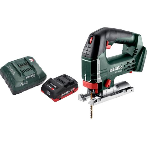 Metabo STB 18 L 90 Scie sauteuse sans fil 18 V 90 mm + 1x batterie LiHD 4,0 Ah + chargeur (1/5)