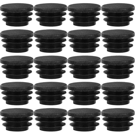 50 embouts de pieds de chaise, protège-pieds de meubles, protections de sol pour chaises et tables-2.50X2.50X1.50CM-Black