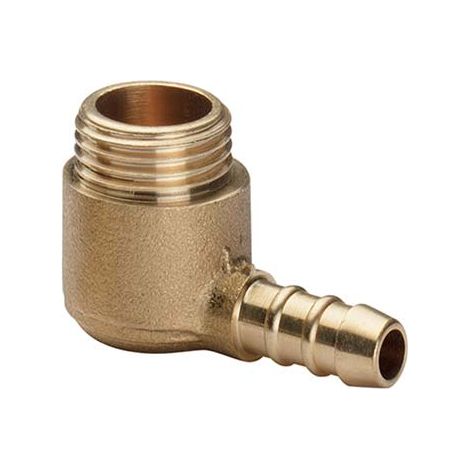 PORTAGOMMA GPL 90  ° FILETTO MASCHIO - OTTONE MM 10 1/2M- 5 pezzi