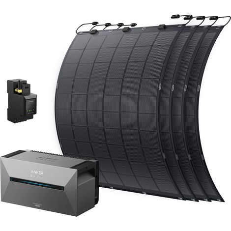 KIT Anker SOLIX Solarbank 2 E1600 Pro con 4xFS20 - Sistema Fotovoltaico Balcone (1/5)
