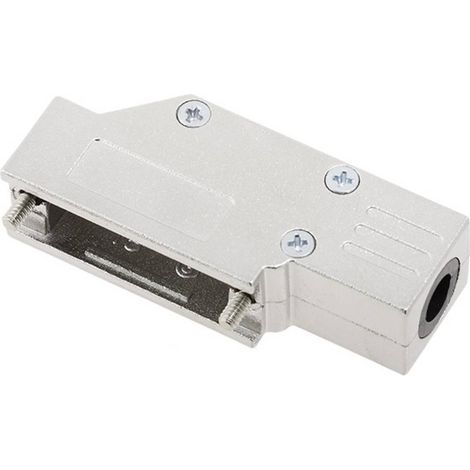 Capot SUB-D 15 pôles encitech DCMR15-FK-K 6560-0501-02 tout en métal 90 ° argent 1 pc(s) X952011 (1/2)