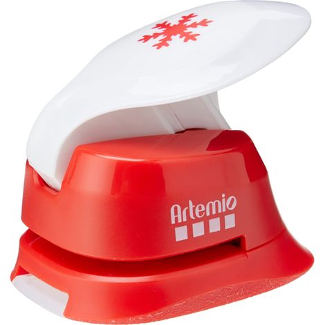 Artemio Leva perforatrice Eva 1,6 cm Fiocco di Neve, Rosso (1/4)