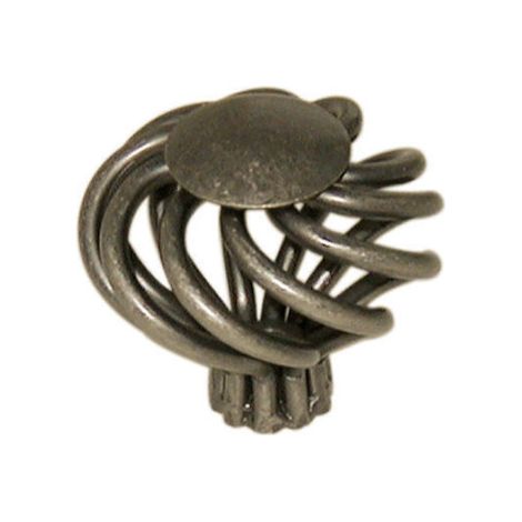Pomo Cadap latón envejecido 36 mm diámetro 38 mm