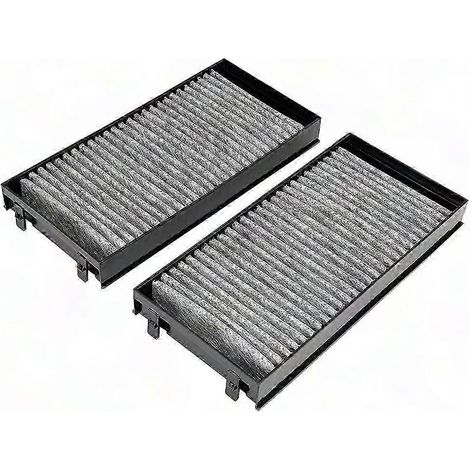 Zweiteiliger Innenraumfilter für Pollen und Staub, Ersatzteil kompatibel mit X5 E70 und X6 E71, Teilenummer 64316945586 (1/5)