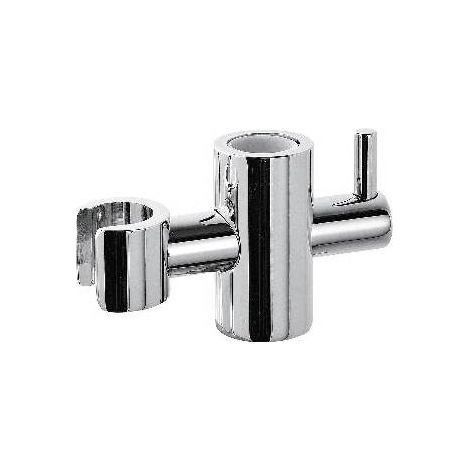 SUPPORTO SCORREVOLE IN ABS CROMATO PER ASTA D. 20 MM Misura: SCORREVOLE SC 208 OTTONE D. 20