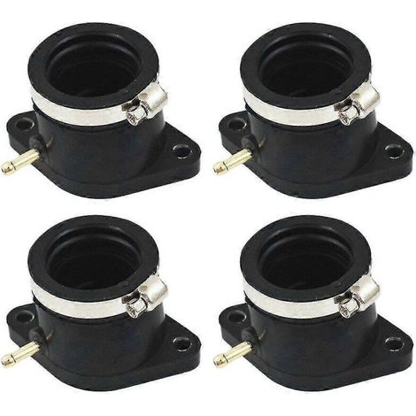 Support de joint de cache-poussière de collecteur d'admission de carburateur compatible avec XJ650 et XJ750 (1981-1983), lot de 4 pièces