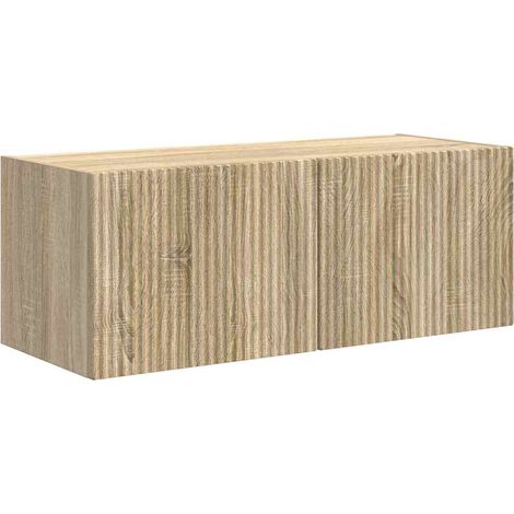 Maison Exclusive - TV-Wandschrank Sonoma 78,5 x 31 x 29,5 cm Holz