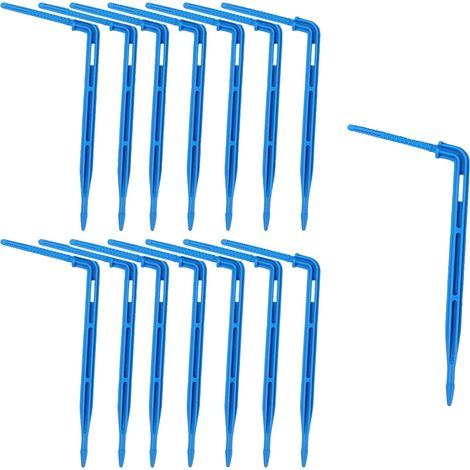 Kit d'irrigation micro goutte à goutte, goutteur flèche, débit réglable, Bleu - 30pcs (1/2)